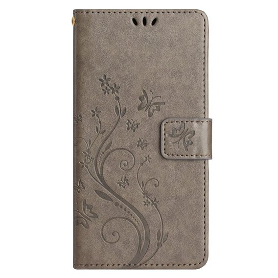 Θήκη με πτερύγιο για Samsung Galaxy A55 5G, Wallet, Butterfly, μωβ