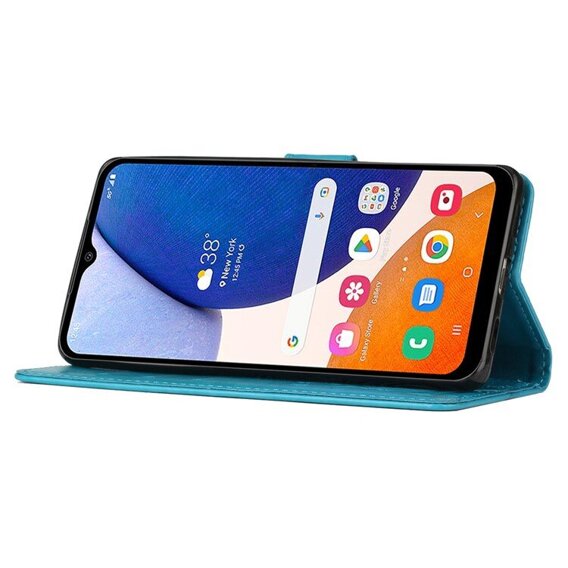 Θήκη με πτερύγιο για Samsung Galaxy A55 5G, Wallet, Butterfly, μωβ