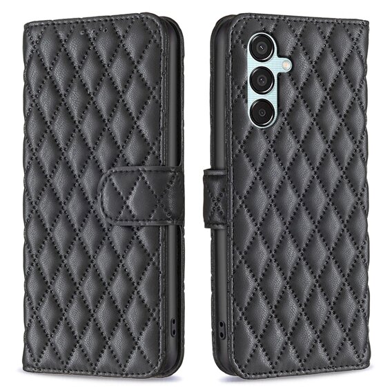 Θήκη με πτερύγιο για Samsung Galaxy M15 5G, Wallet, BINFEN COLOR, μαύρη