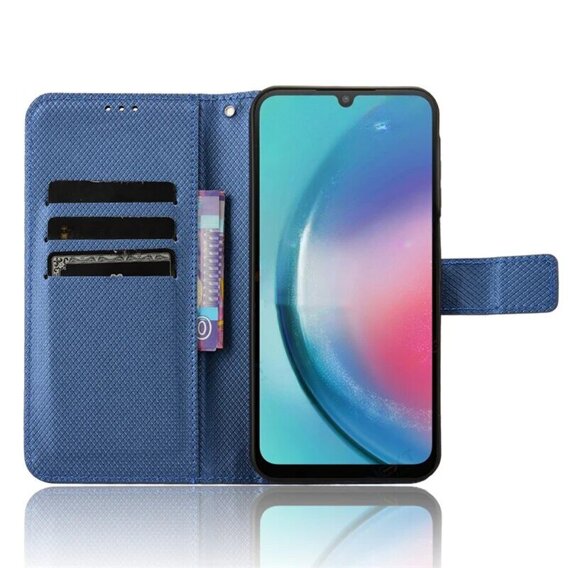 Θήκη με πτερύγιο για Samsung Galaxy M55 5G, Wallet Smart Magnet, μπλε
