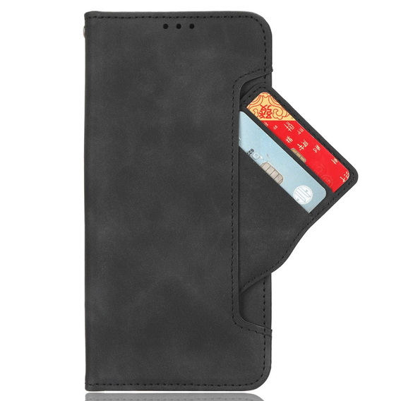 Θήκη με πτερύγιο για Xiaomi 14 Ultra, Card Slot, μαύρη