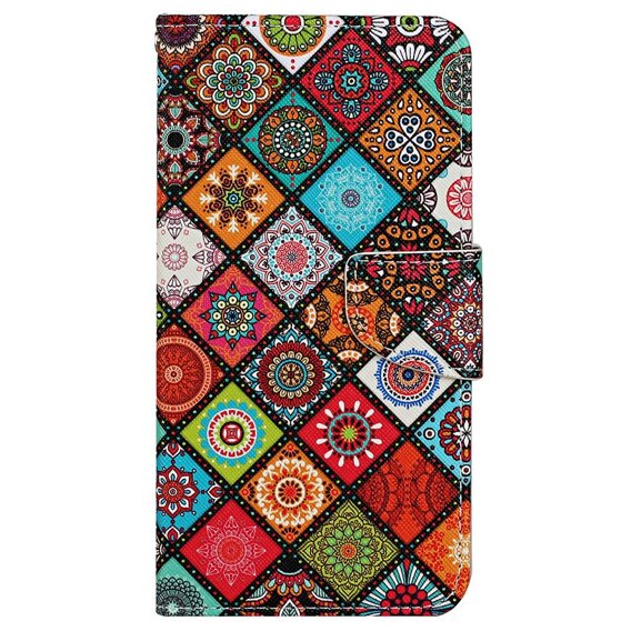 Θήκη με πτερύγιο για Xiaomi Redmi 13C / Poco C65, Wallet, Ethnic Style, πολύχρωμη