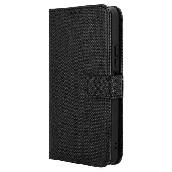 Θήκη με πτερύγιο για Xiaomi Redmi A3, Wallet Smart Magnet, μαύρη