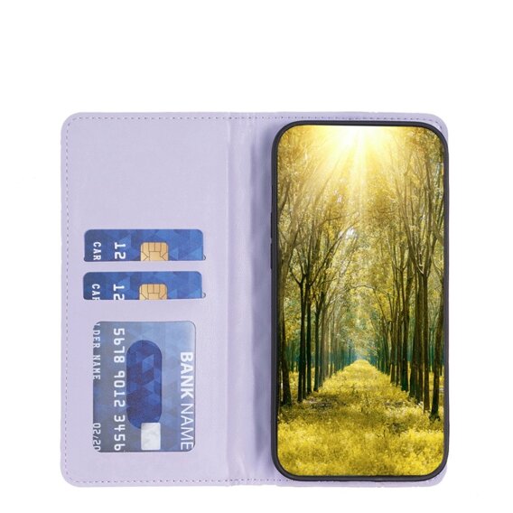 Θήκη με πτερύγιο για Xiaomi Redmi Note 13 Pro 4G, Wallet, BINFEN COLOR, μωβ