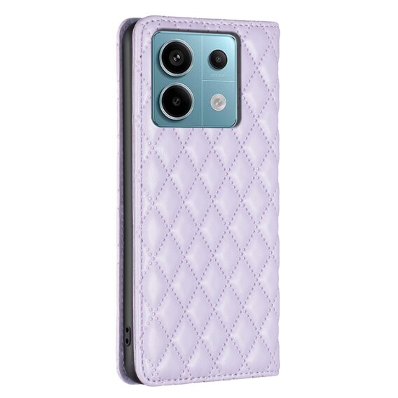 Θήκη με πτερύγιο για Xiaomi Redmi Note 13 Pro 4G, Wallet, BINFEN COLOR, μωβ