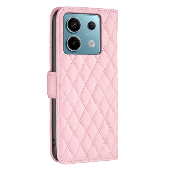 Θήκη με πτερύγιο για Xiaomi Redmi Note 13 Pro 5G, Wallet, BINFEN COLOR, ροζ