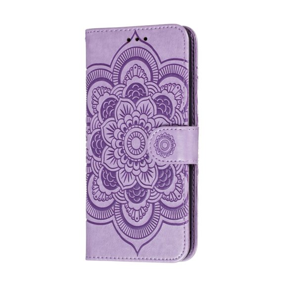 Θήκη με πτερύγιο για Xiaomi Redmi Note 9s/ 9 Pro, Mandala Flower, μωβ