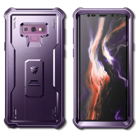 Θωρακισμένη θήκη για Samsung Galaxy Note 9, Dexnor Full Body, μωβ