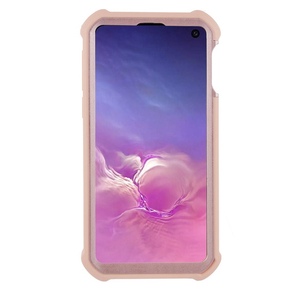 Θωρακισμένη θήκη για Samsung Galaxy S10e, Dexnor Full Body, ροζ rose gold