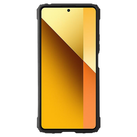 Θωρακισμένη θήκη για Xiaomi Redmi Note 13 5G, CamShield Slide, κόκκινη + Μετριασμένο γυαλί 9H