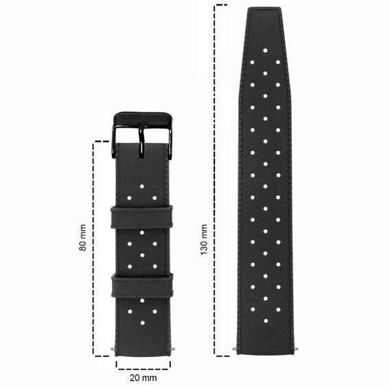 Λουράκι σιλικόνης ERBORD Universal 20mm