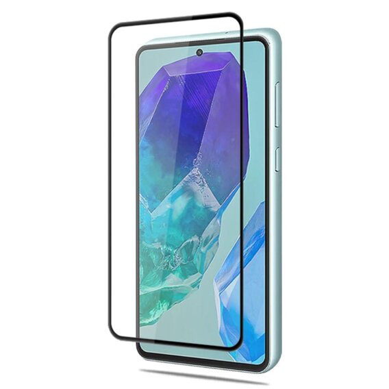 Μετριασμένο γυαλί 3D για Samsung Galaxy M55 5G, μαύρη