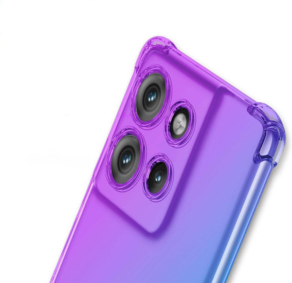 θήκη για το Motorola Edge 50 Neo, Gradient Dropproof, Μωβ / μπλε