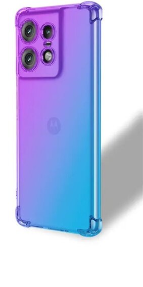 θήκη για το Motorola Edge 50 Ultra, Gradient Dropproof, Μωβ / μπλε