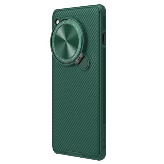 θήκη για το OnePlus 12 5G, θωρακισμένη Nillkin, CamShield Prop, πράσινη