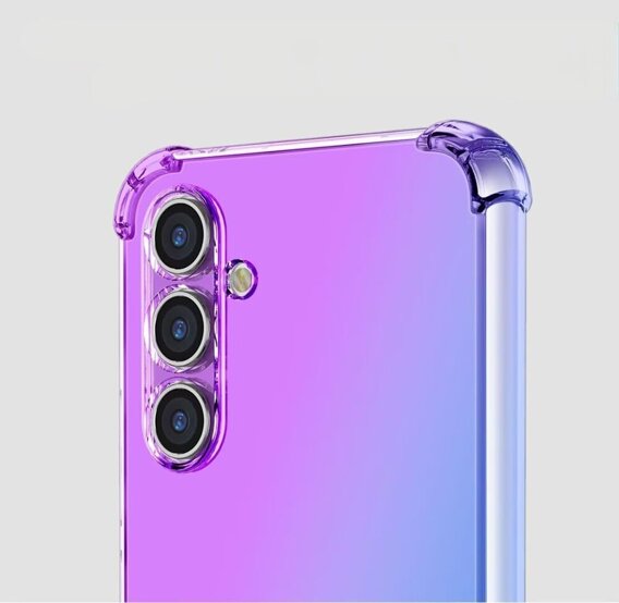 θήκη για το Samsung Galaxy M35, Gradient Dropproof, Μωβ / μπλε