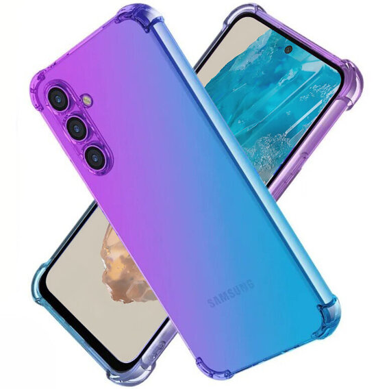 θήκη για το Samsung Galaxy M35, Gradient Dropproof, Μωβ / μπλε