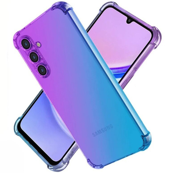 θήκη για το Samsung Galaxy M55 5G, Gradient Dropproof, Μωβ / μπλε