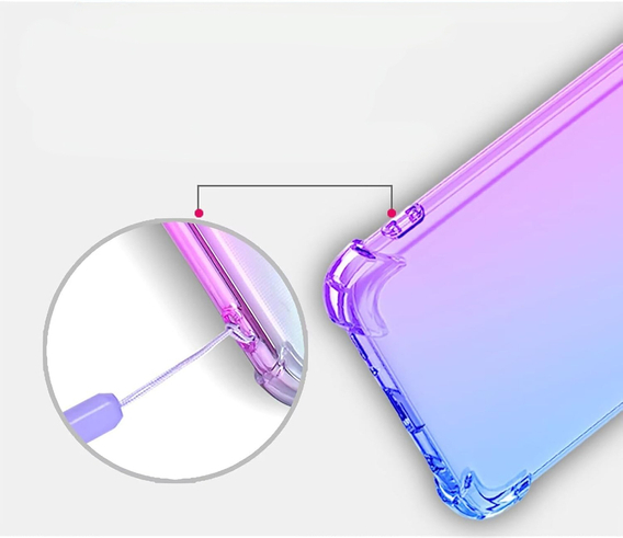 θήκη για το Xiaomi 14T Pro, Gradient Dropproof, Μωβ / μπλε