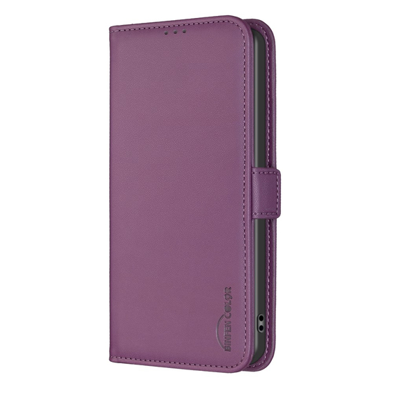 θήκη με πτερύγιο για Xiaomi Redmi Note 13 5G, BINFEN Wallet, σκούρο μωβ