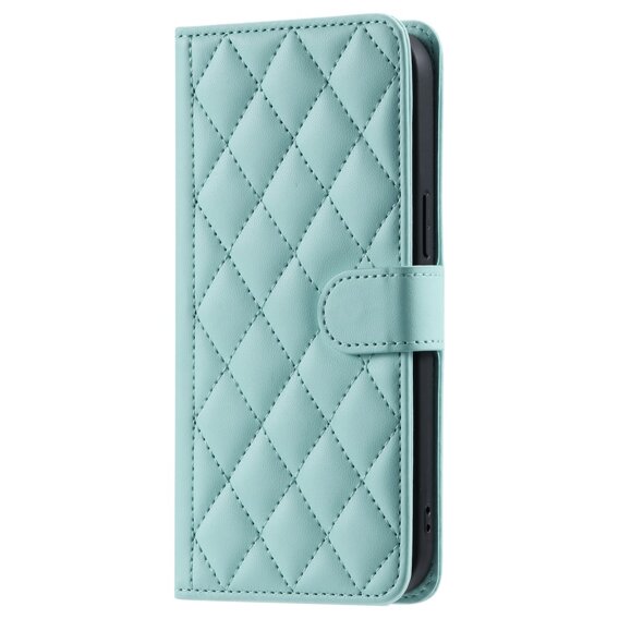 θήκη πτερύγιο για Samsung Galaxy S20 FE, Rhombus Crossbody Leather, πράσινη