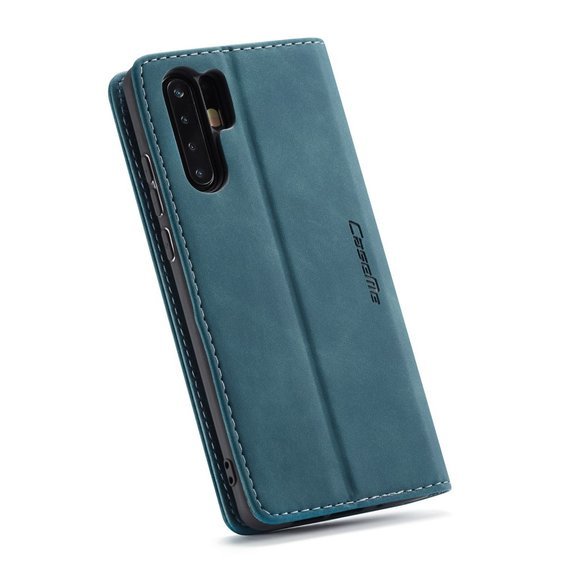 θήκη CASEME για Huawei P30 Pro, Leather Wallet Case, μπλε