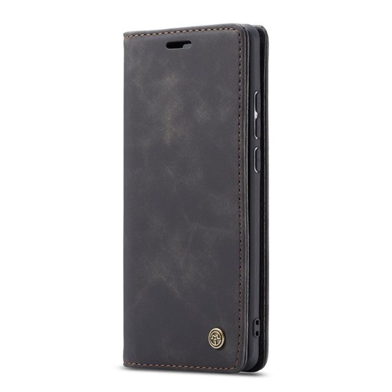 θήκη CASEME για Samsung Galaxy A50, Leather Wallet Case, μαύρη