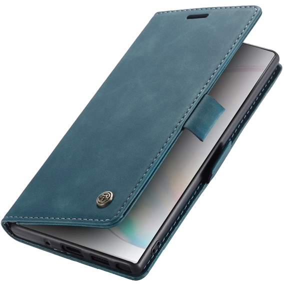 θήκη CASEME για Samsung Galaxy Note 10 Plus/5G, Leather Wallet Case, πράσινη