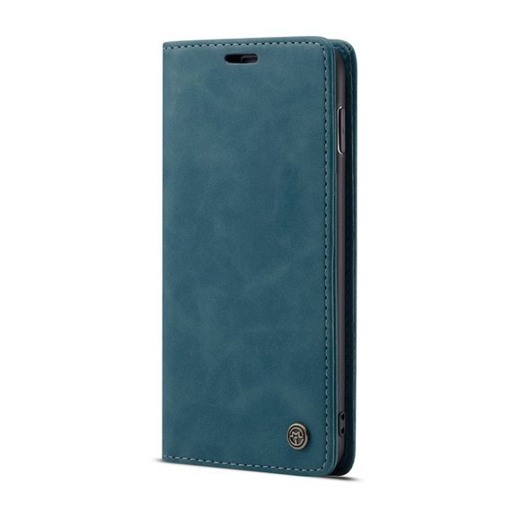 θήκη CASEME για Samsung Galaxy S10 Plus, Leather Wallet Case, μπλε