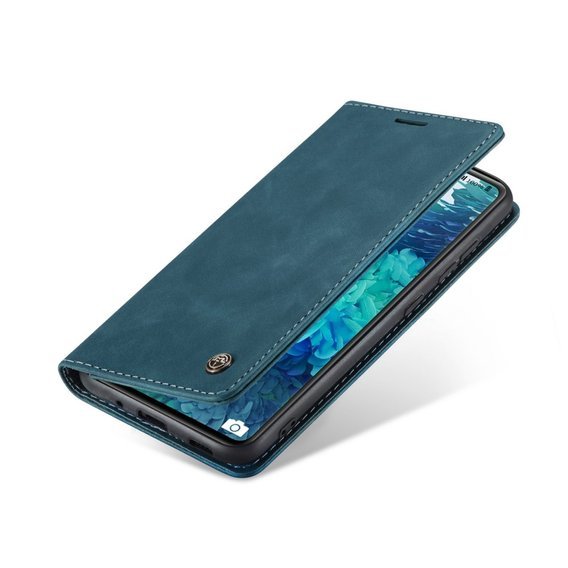 θήκη CASEME για Samsung Galaxy S20 FE, Leather Wallet Case, πράσινη