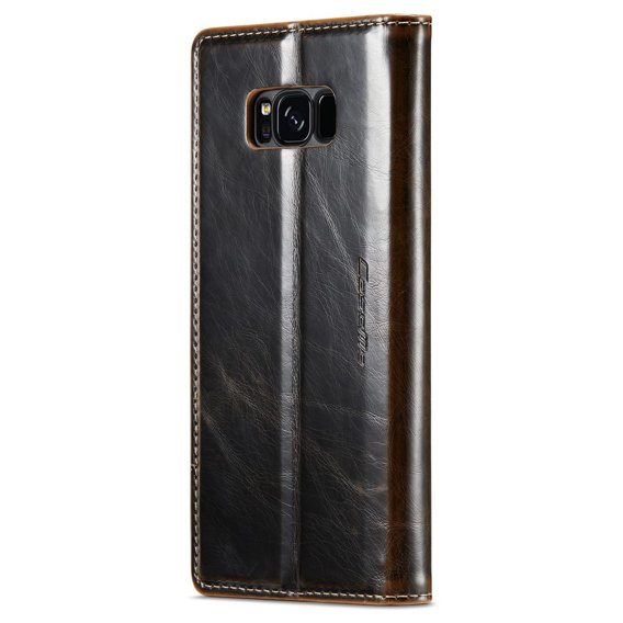 θήκη CASEME για Samsung Galaxy S8+ Plus, Waxy Textured, καφές