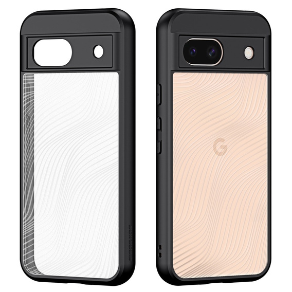 θήκη DuxDucis για το Google Pixel 8A, Aimo Case, διαφανής / μαύρη