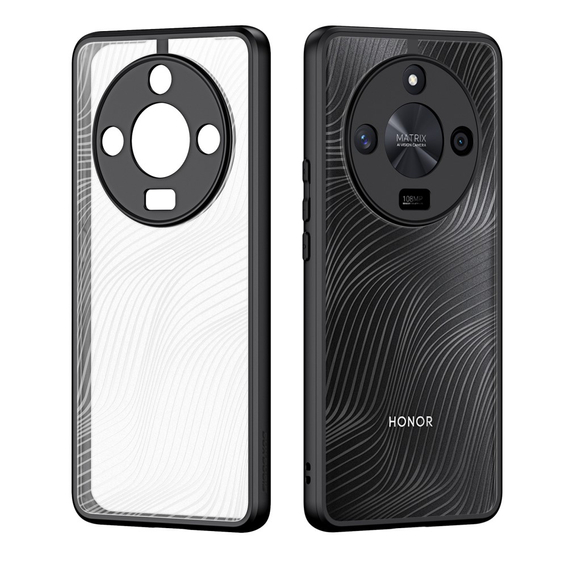 θήκη DuxDucis για το Honor Magic 6 Lite 5G, Aimo Case, διαφανής / μαύρη