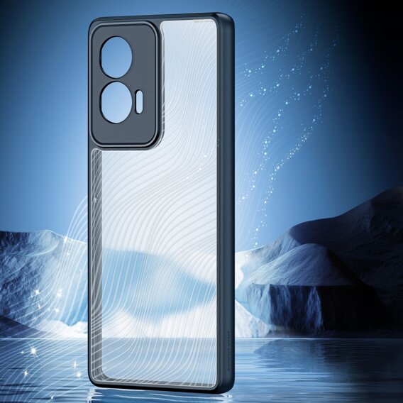 θήκη DuxDucis για το Motorola Edge 50 Fusion 5G, Aimo Case, διαφανής / μαύρη