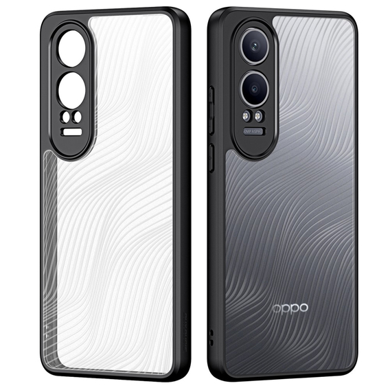 θήκη DuxDucis για το OnePlus Nord CE4 Lite, Aimo Case, διαφανής / μαύρη