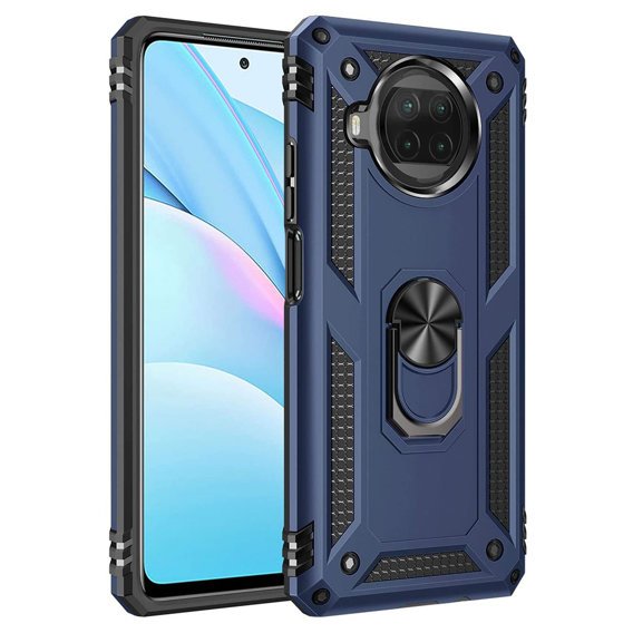 θωρακισμένη θήκη για Xiaomi Mi 10T Lite, Nox Case Ring, μπλε