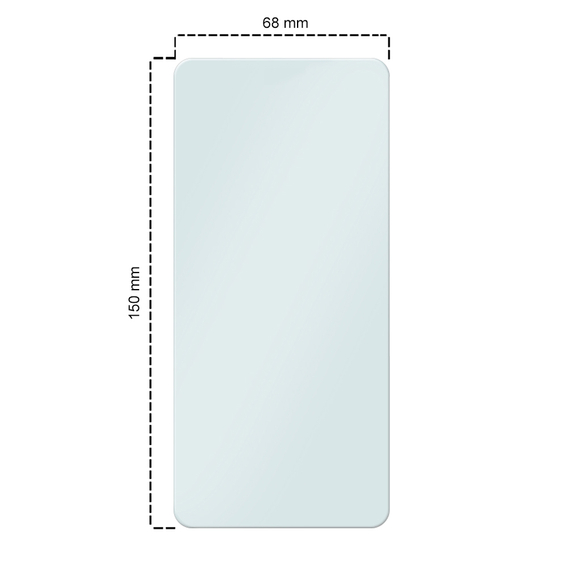 2x Μετριασμένο γυαλί για Realme 8/8 Pro, ERBORD 9H Hard Glass στην οθόνη