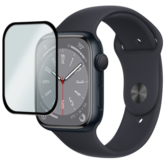 2x υβριδικό γυαλί ERBORD για Apple Watch 7/8 45mm