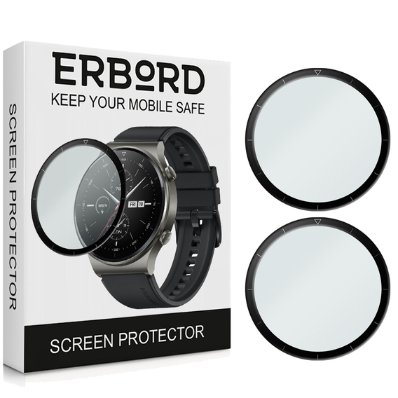 2x υβριδικό γυαλί ERBORD για Huawei Watch GT 2 Pro