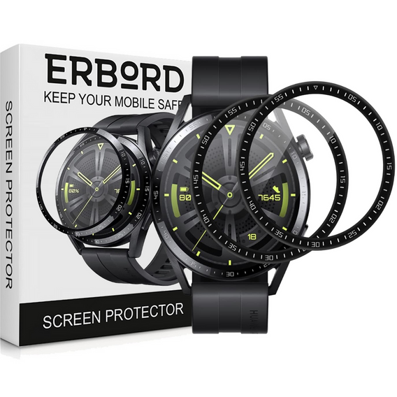 2x υβριδικό γυαλί ERBORD για Huawei Watch GT 3 46mm