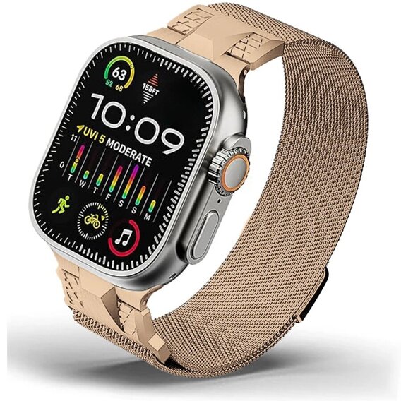 Bransoleta do Apple Watch 1/2/3/4/5/6/7/8/SE/ULTRA 42/44/45/49 MM, Czarna