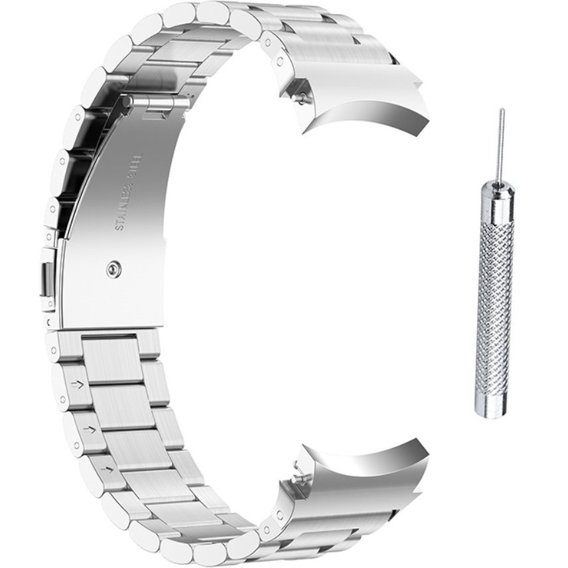 Bransoleta do Samsung Galaxy Watch 4/5, Srebrna