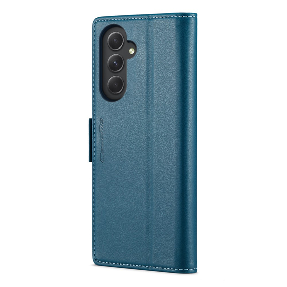 CASEME flip case για Samsung Galaxy A54 5G, Litchi Wallet, μπλε