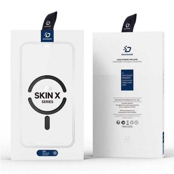 Dux Ducis Θήκη για Samsung Galaxy S24+ Plus, Skin X Pro, MagSafe, μαύρη