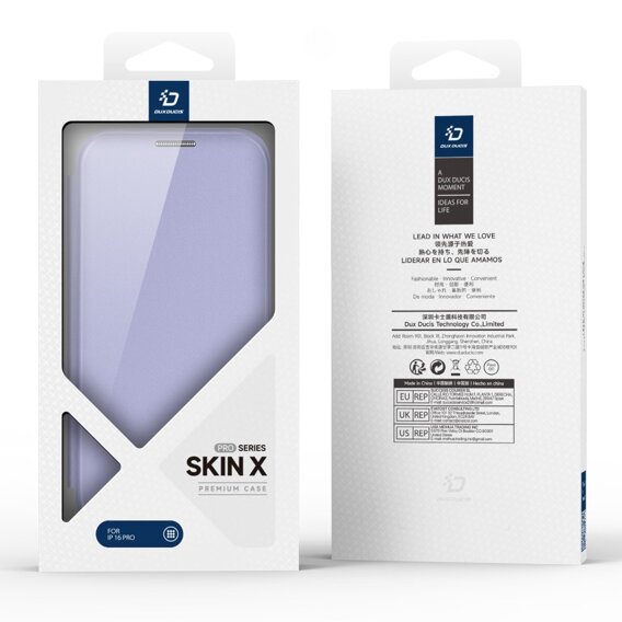 Dux Ducis Θήκη για iPhone 16 Pro, Skin X Pro, MagSafe, μωβ