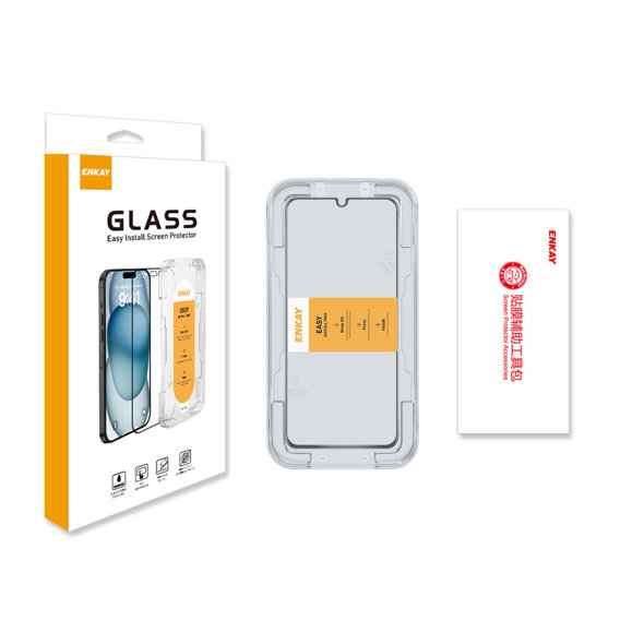 ENKAY Tempered Glass για Xiaomi Redmi 14C, μαύρη