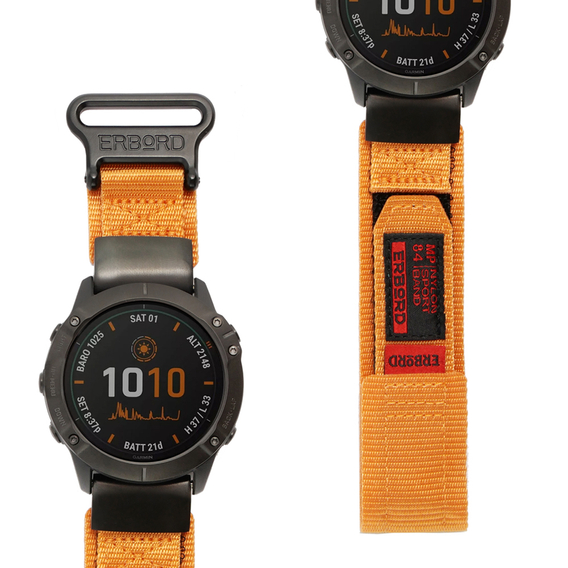 ERBORD MP84 Quickfit Nylon Strap για Garmin Fenix 5/6/6 PRO/7 Forerunner 965/955/945 (μέγεθος M/L)