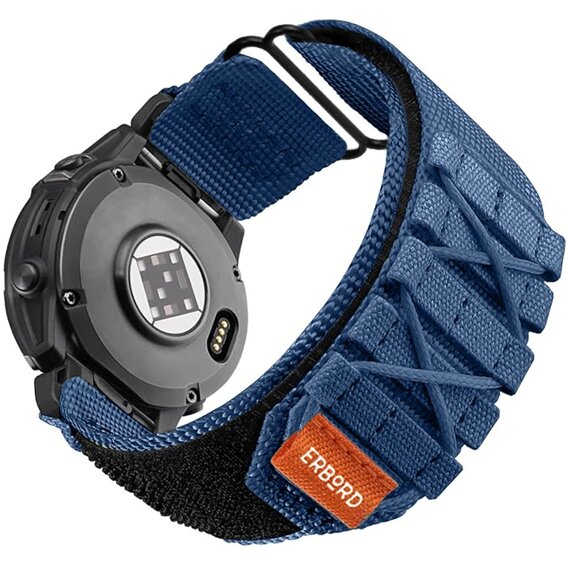 ERBORD Quickfit ιμάντας νάιλον για Garmin Fenix 5X/6X/6X PRO/7X, μπλε