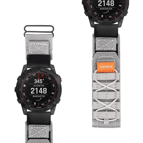 ERBORD Runner Quickfit Nylon Strap για Garmin Fenix 5/6/6 PRO/7 Forerunner 965/955/945