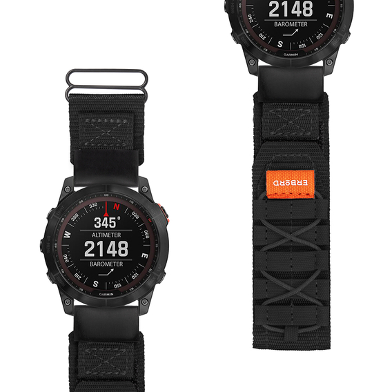 ERBORD Runner Quickfit Nylon Strap για Garmin Fenix 5/6/6 PRO/7 Forerunner 965/955/945